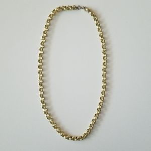 Golden Large Link Chain Necklace